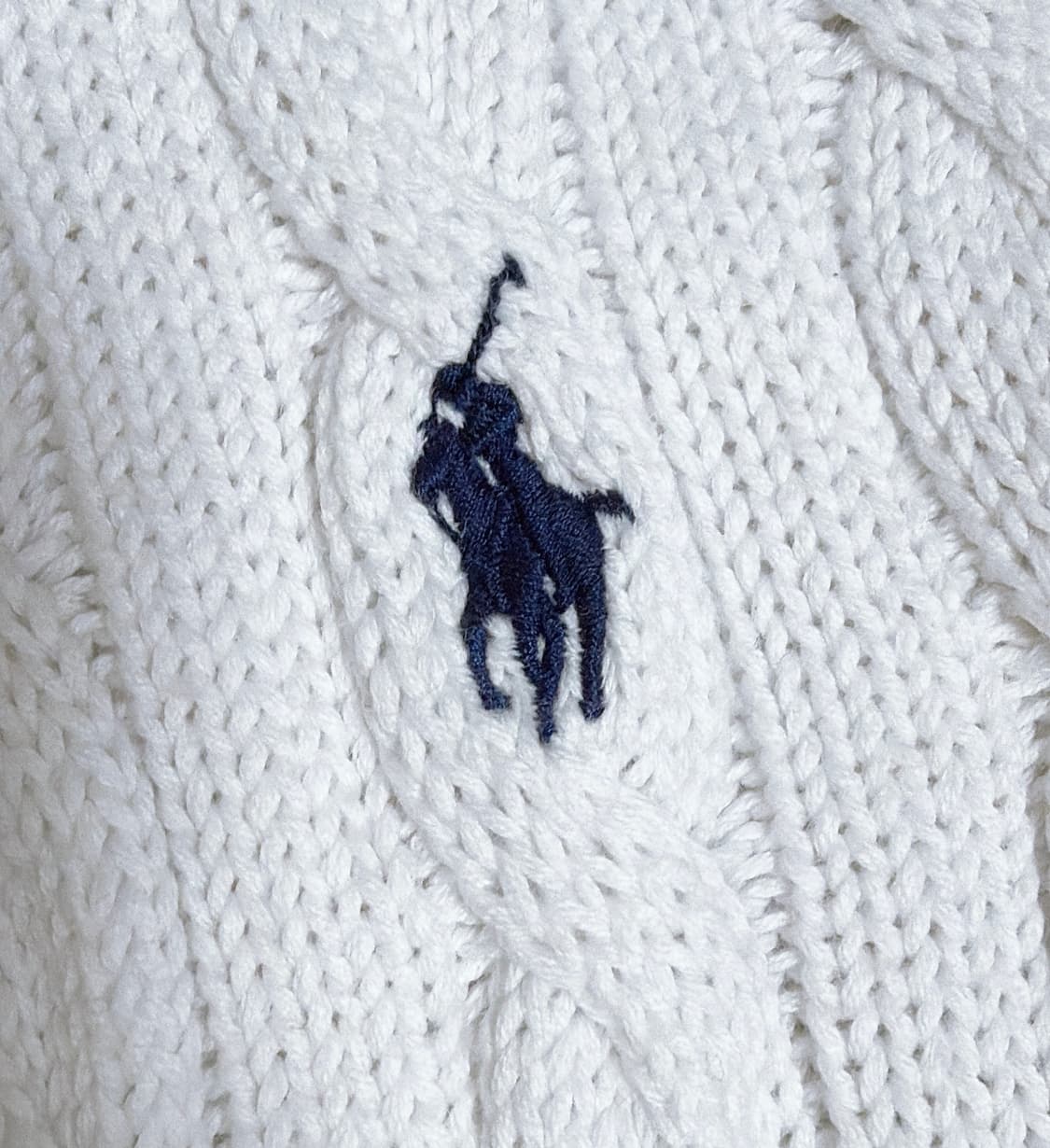 [새상품] 폴로랄프로렌 화이트 니트 가디건 XS 상품이미지3