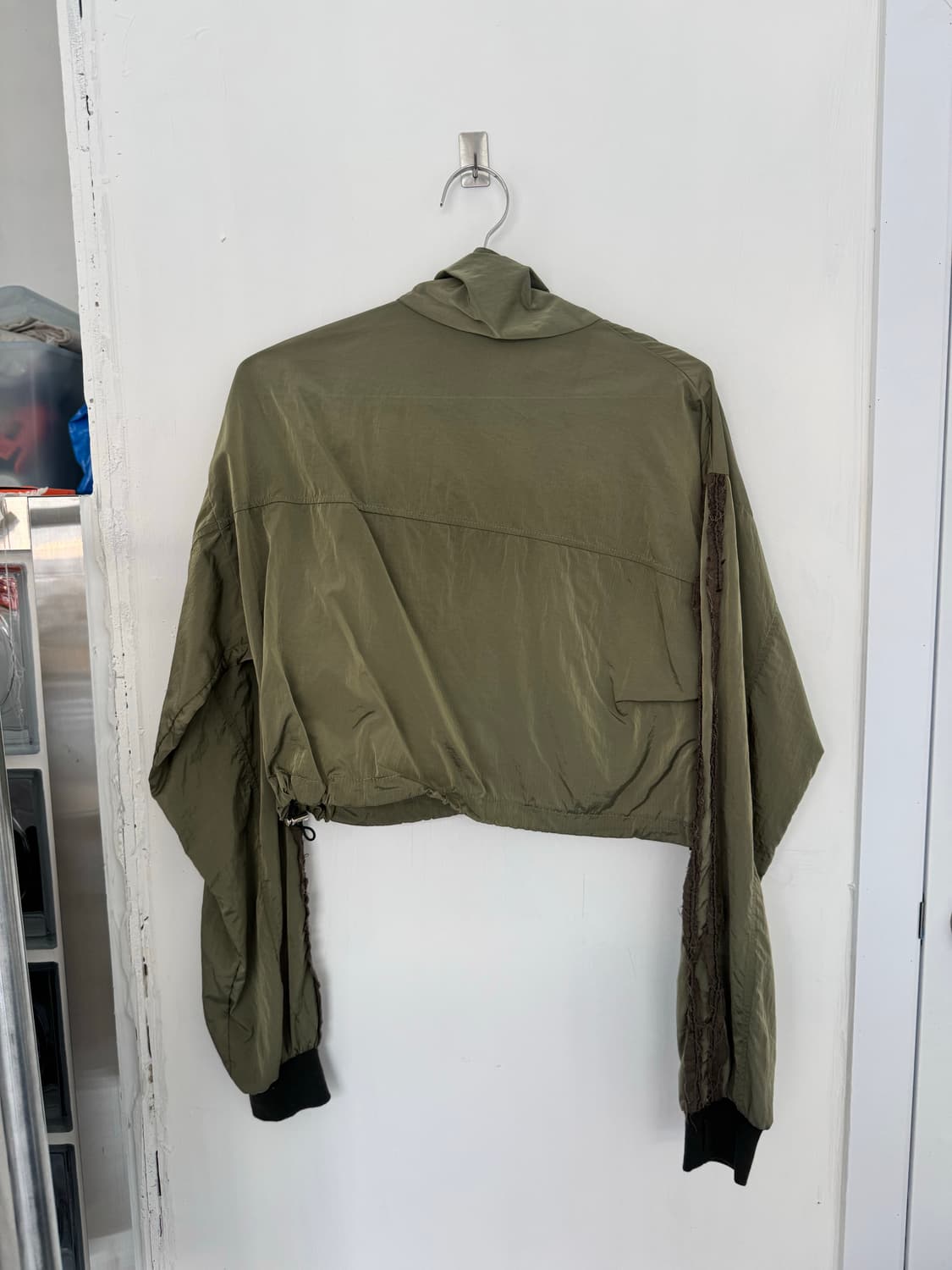 루루 하이넥 집업 카키 상품이미지3