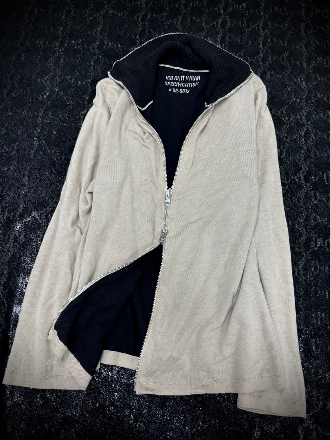 “vintage” reversible Black&Ivory 2-way K 상품이미지5