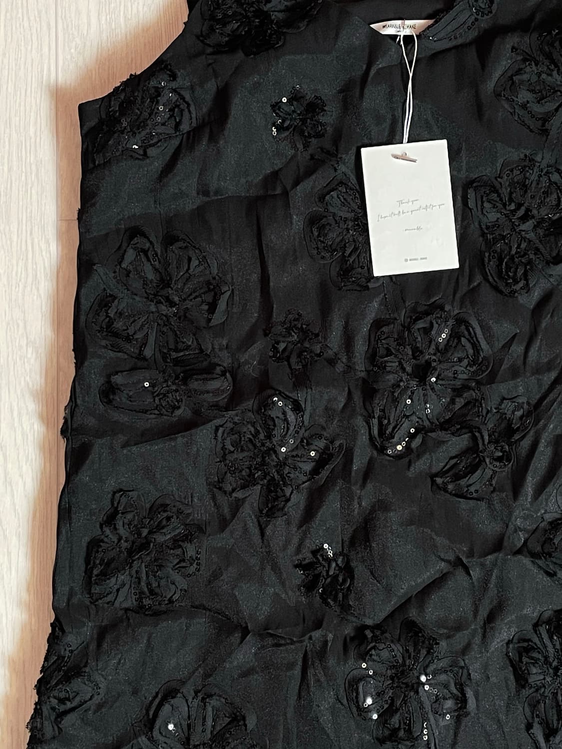 블랙 미니드레스 상품이미지2