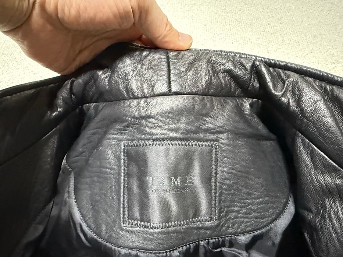 한섬 타임 가죽 자켓 남성용 100사이즈 상품이미지5