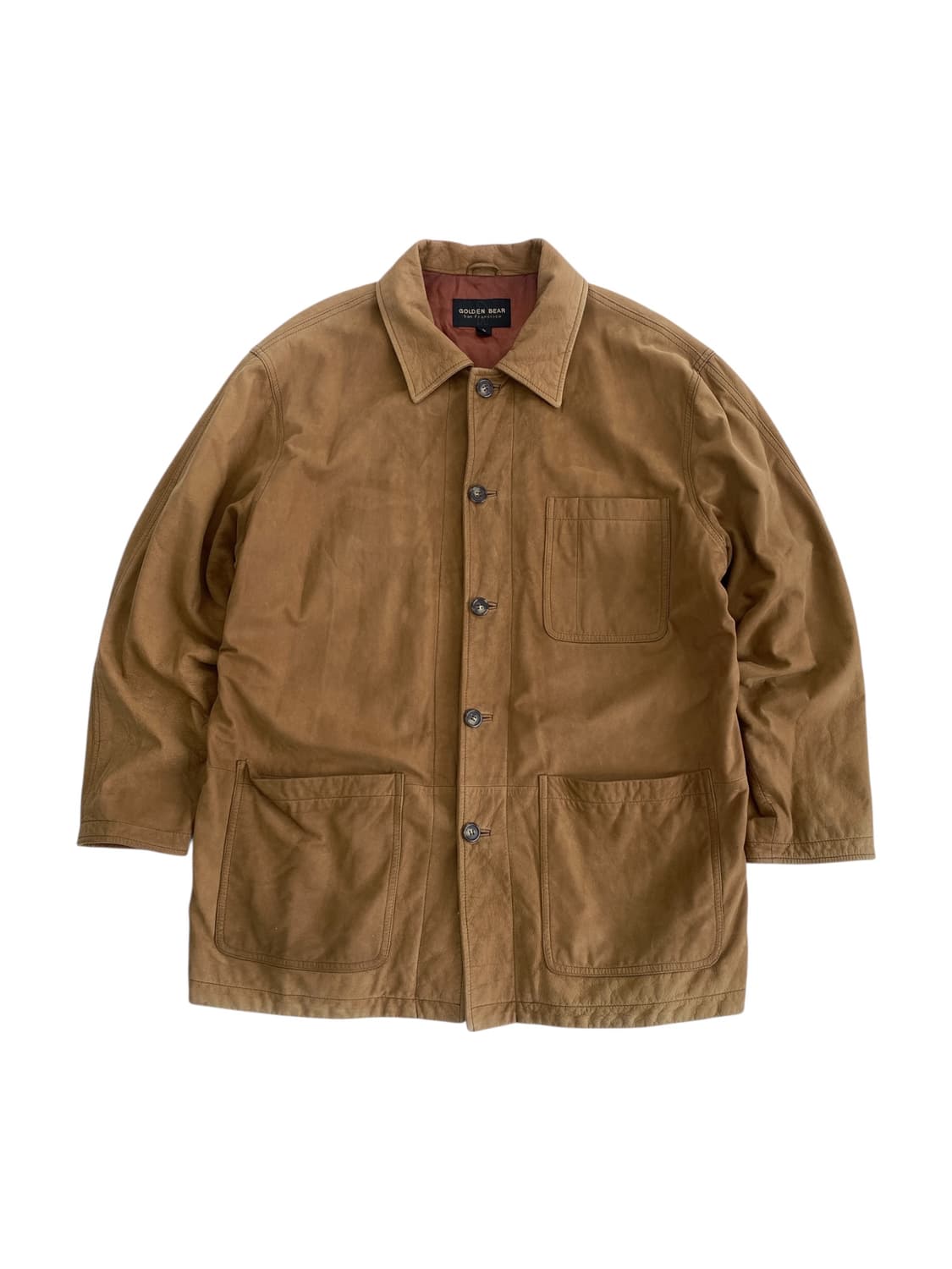 골든베어 레더 초어 하프 코트 상품이미지1