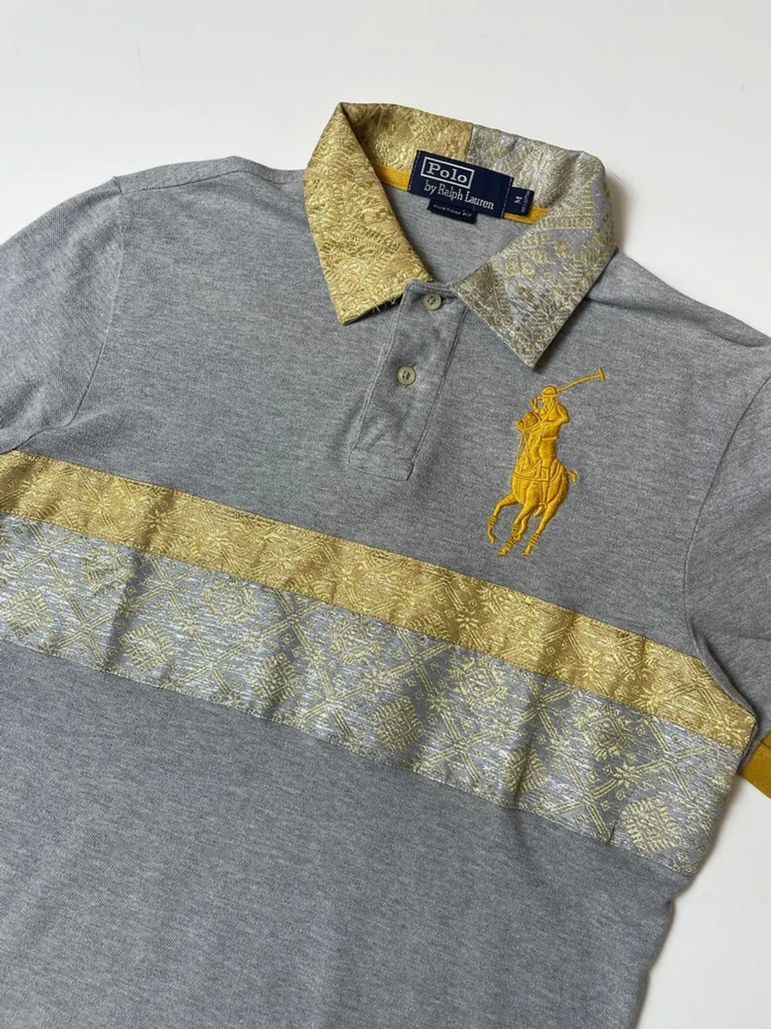 폴로 랄프로렌 배색 옐로우 빅포니 반팔 티셔츠 PN9533 상품이미지2