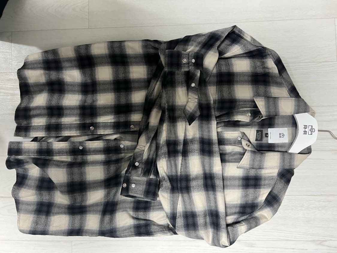 폴리테루 웨스턴 셔츠 에크루 3  상품이미지1