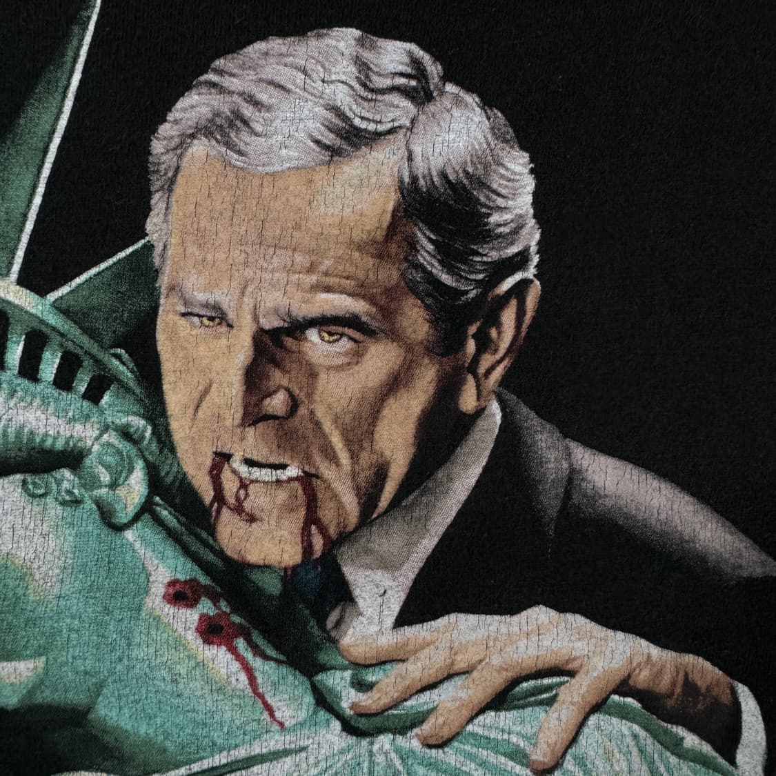 빈티지 2005 알렉스로스 부시 뱀파이어 티셔츠 상품이미지6