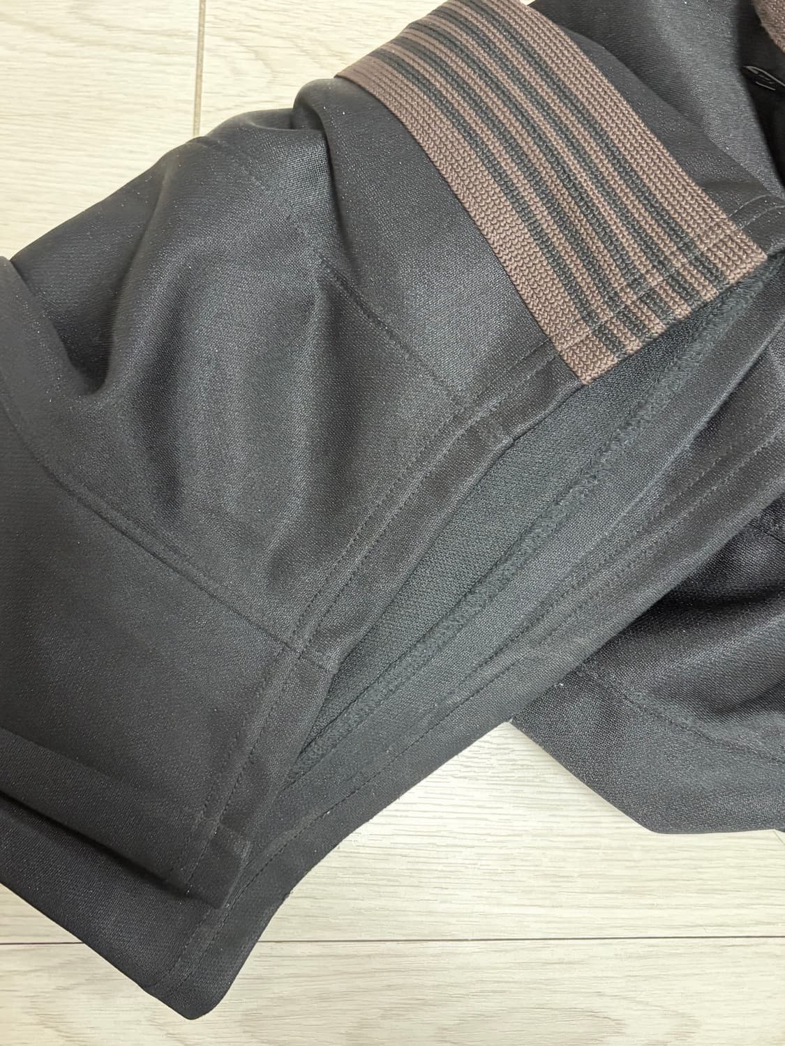 니들스 H.D 트랙 팬츠 폴리 스무스 블랙 / 브라운 (XS) 상품이미지6