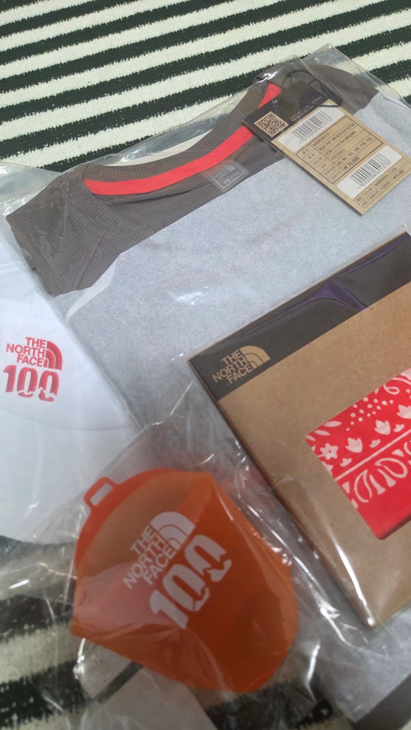 TNF 100K 반팔티, 모자, 손수건, 스피드컵, 포크 상품이미지1