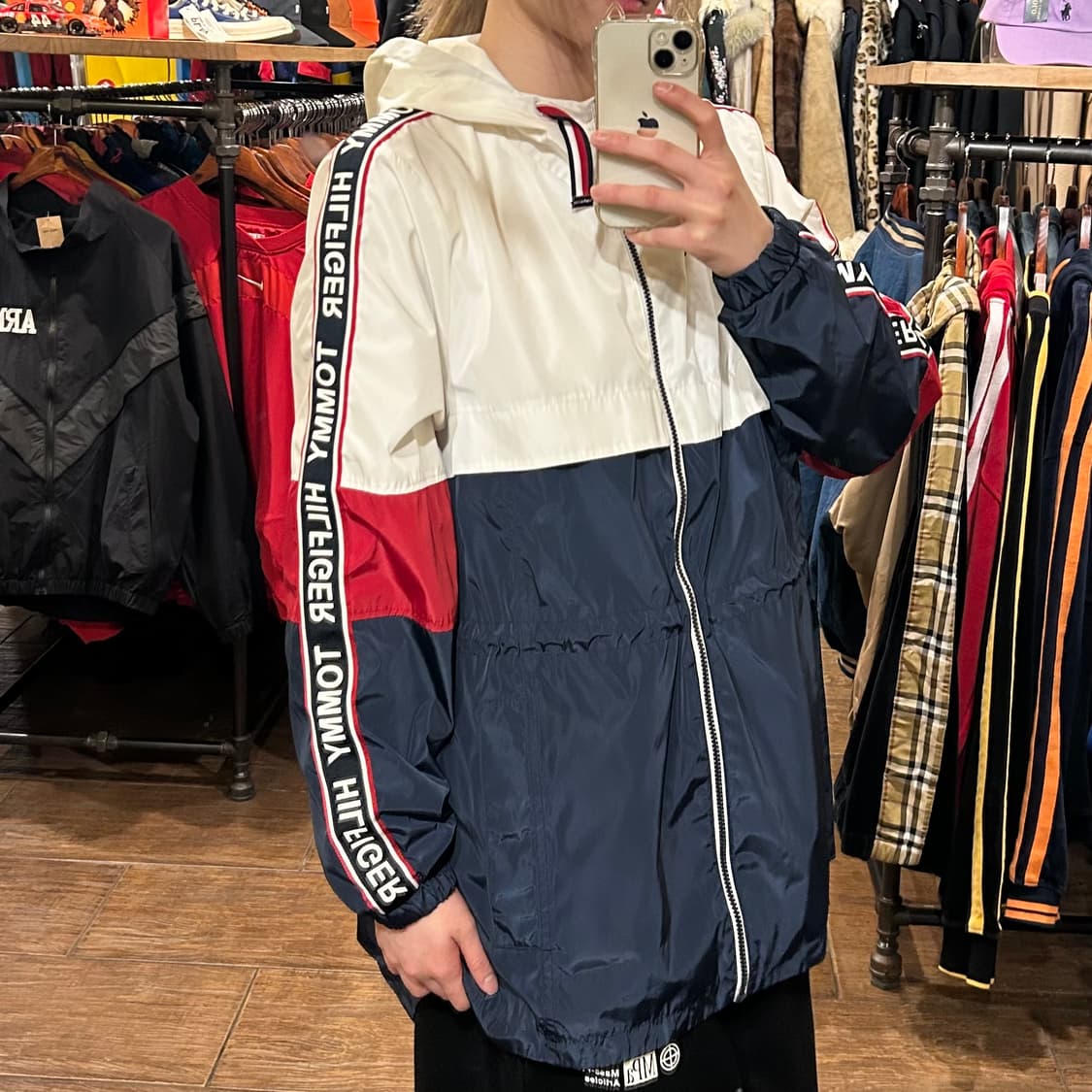 [HI] 타미힐피거 바람막이 화이트 상품이미지3