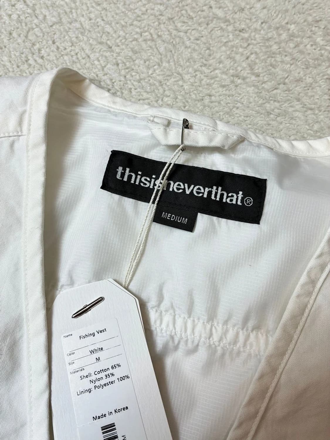 디스이즈네버댓 17ss 유틸리티 피싱 베스트 PN7436 상품이미지6