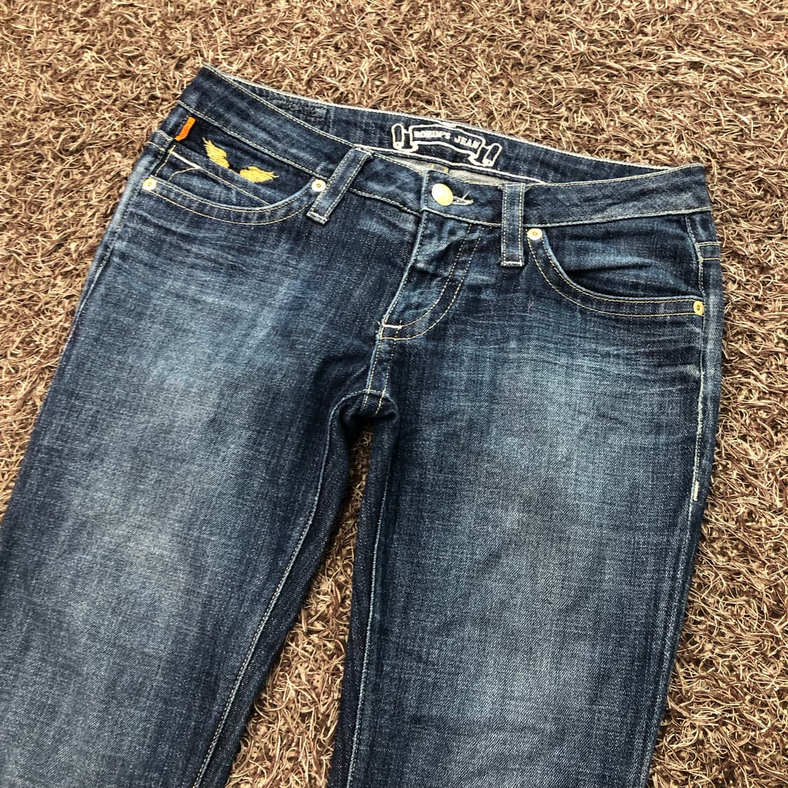 로빈스진 부츠컷 워싱 데님 팬츠 상품이미지5