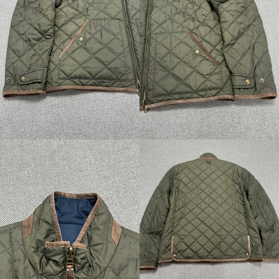 폴로 리버시블 퀼팅자켓(L) 상품이미지2