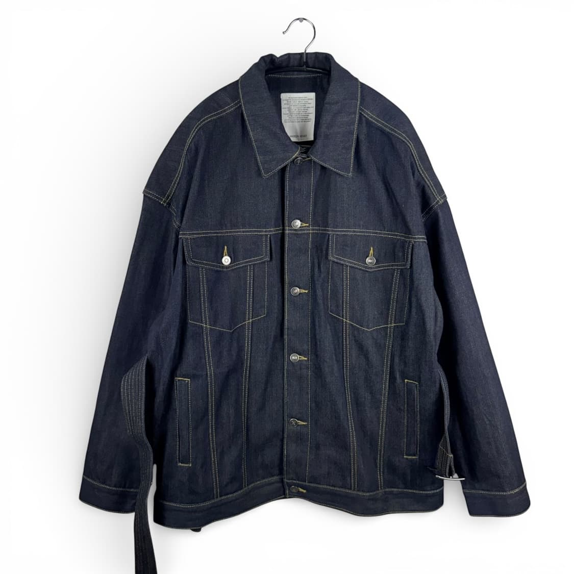(L) 메종미네드 벨티드 데님 진청 자켓 상품이미지1