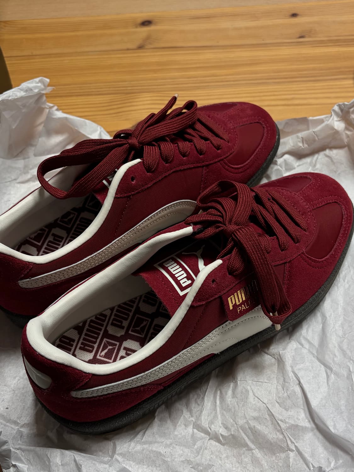 푸마 팔레르모 OG Intense Red Warm White 상품이미지8