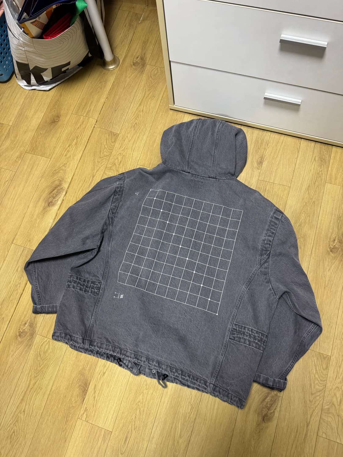 카브엠트 블랙 데님 파카 상품이미지2