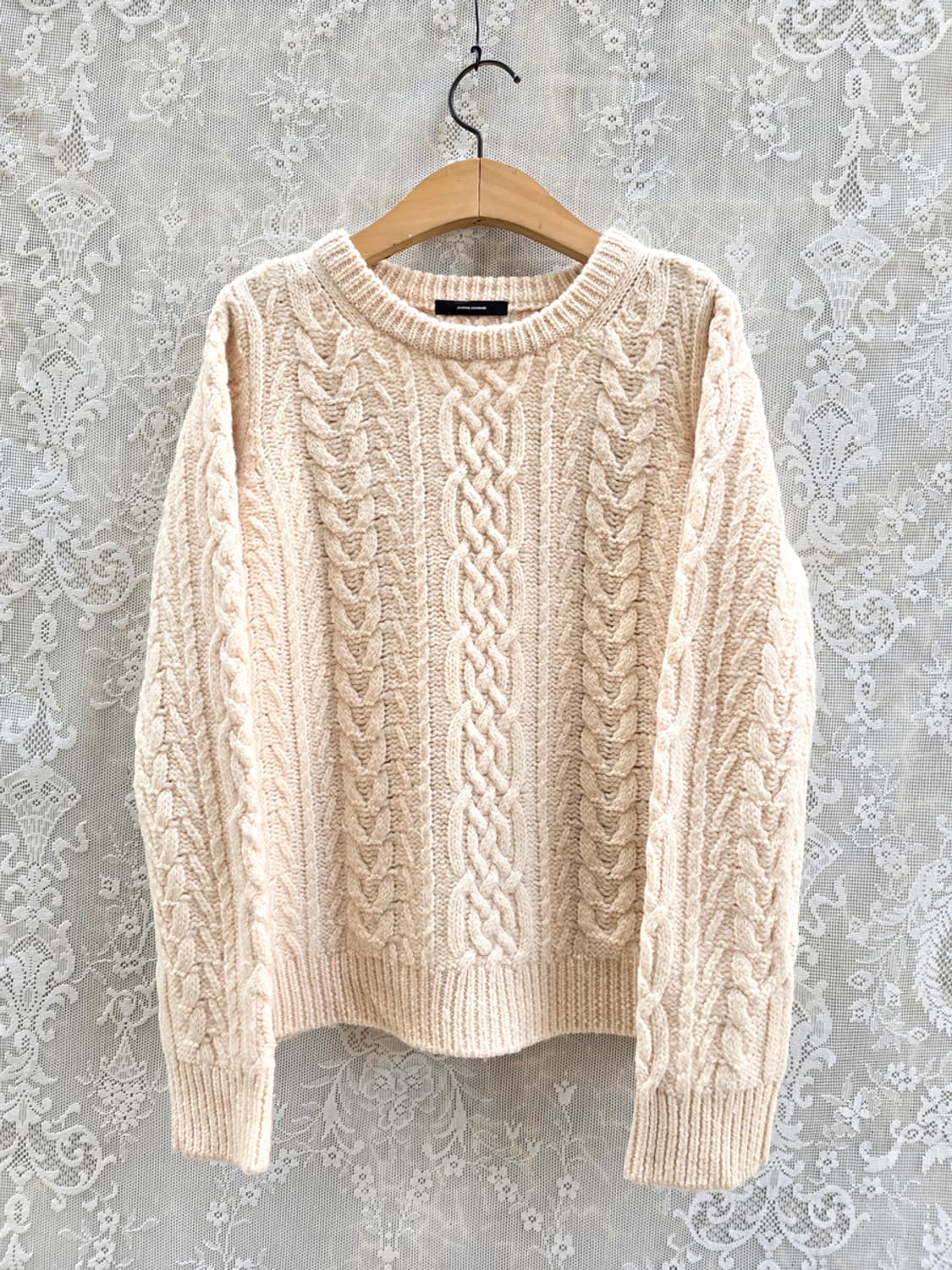 저널스탠다드 울100% 꽈배기니트 상품이미지1