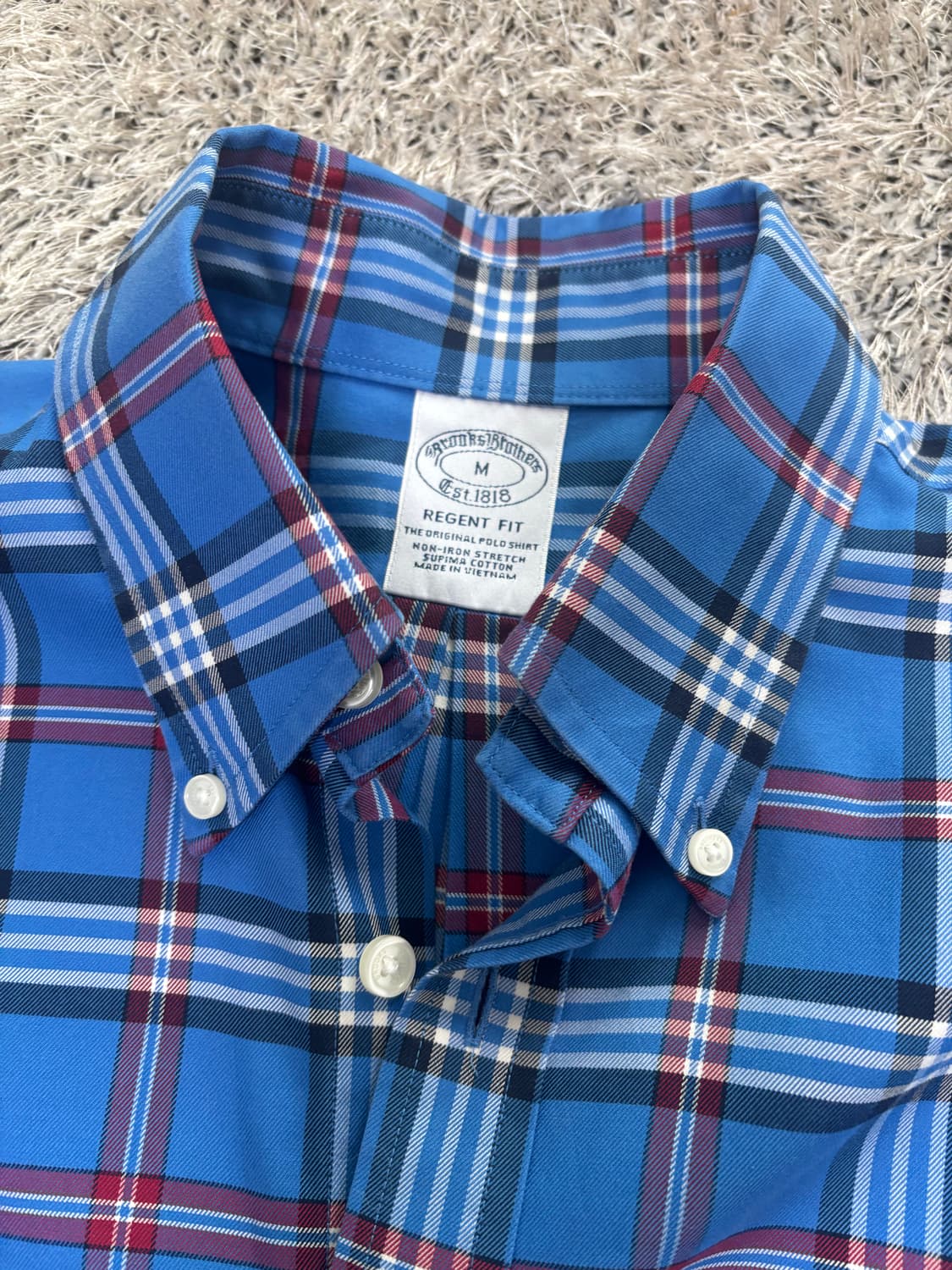 일본판 브룩스브라더스 체크셔츠 사이즈 100-105 상품이미지4