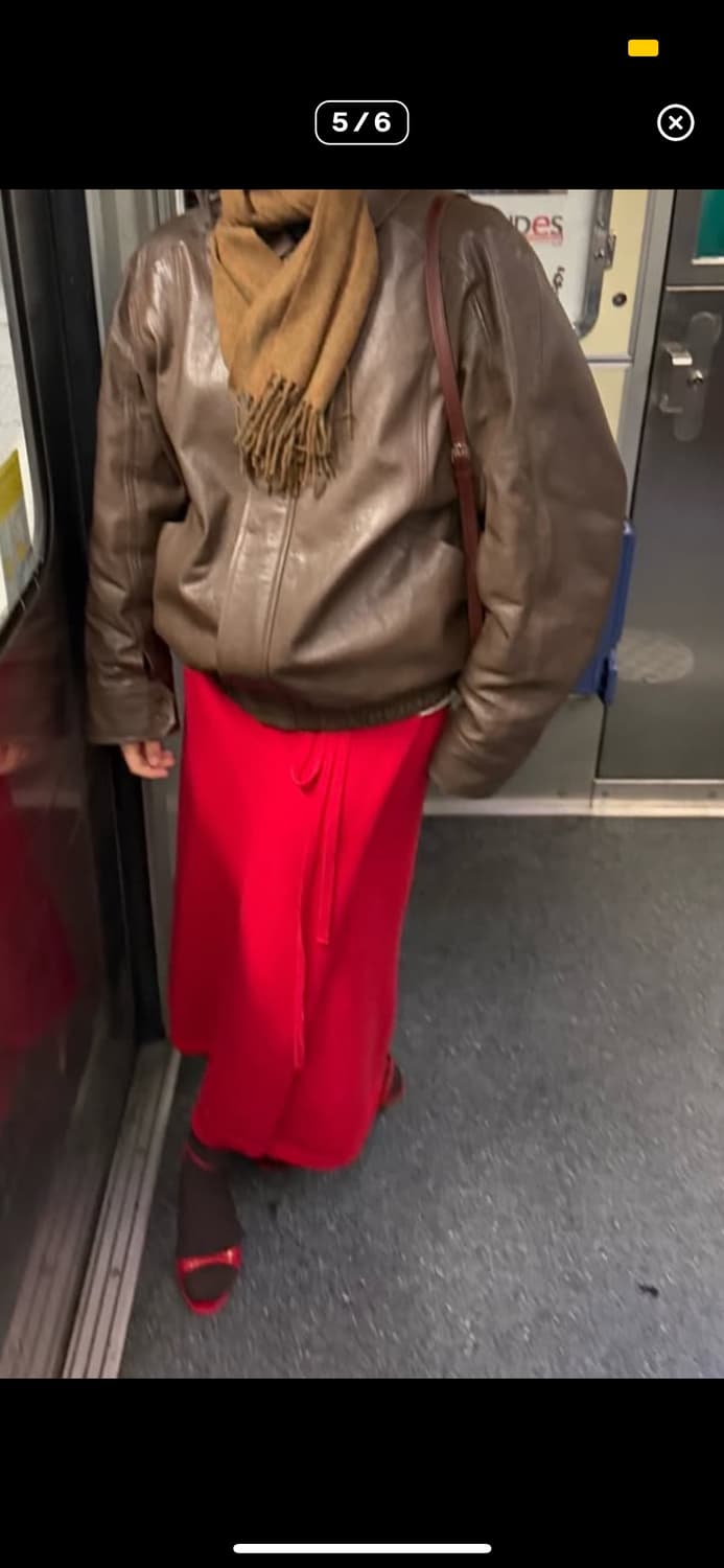 ETHOS 니트 랩 스커트  상품이미지6