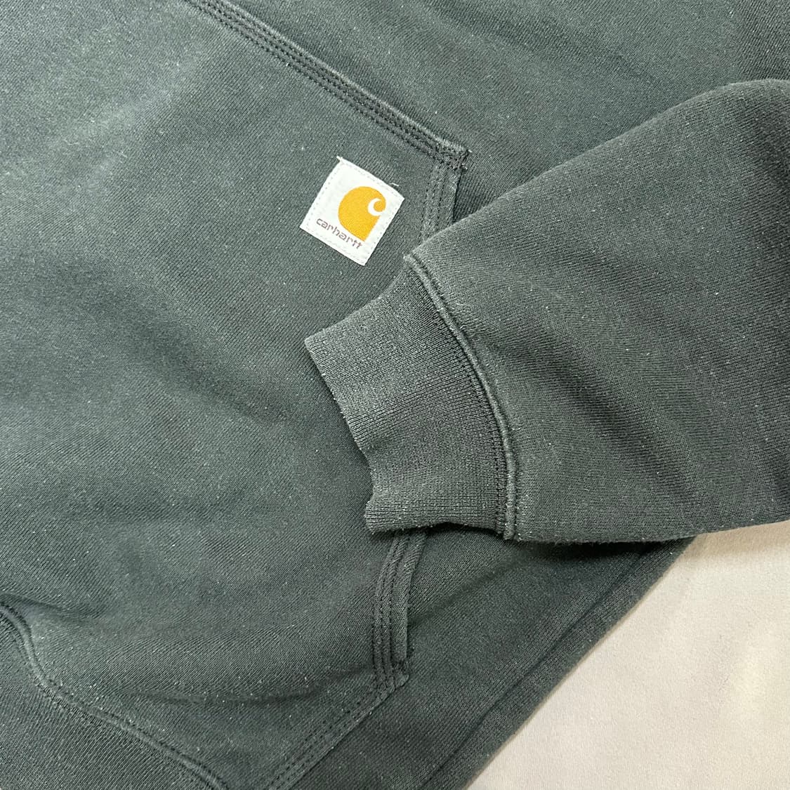 칼하트 빈티지 오리지널핏 블랙 후드티 S 상품이미지6