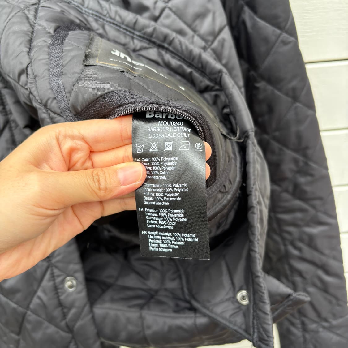 Barbour 바버 퀼팅 자켓 상품이미지5