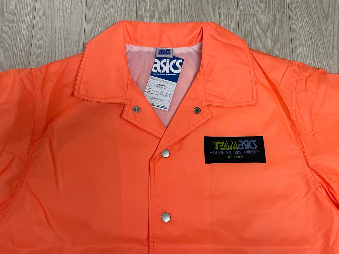 아식스 00s 올드 코치 자켓 ASICS OLD 2000 오렌지 M 상품이미지2