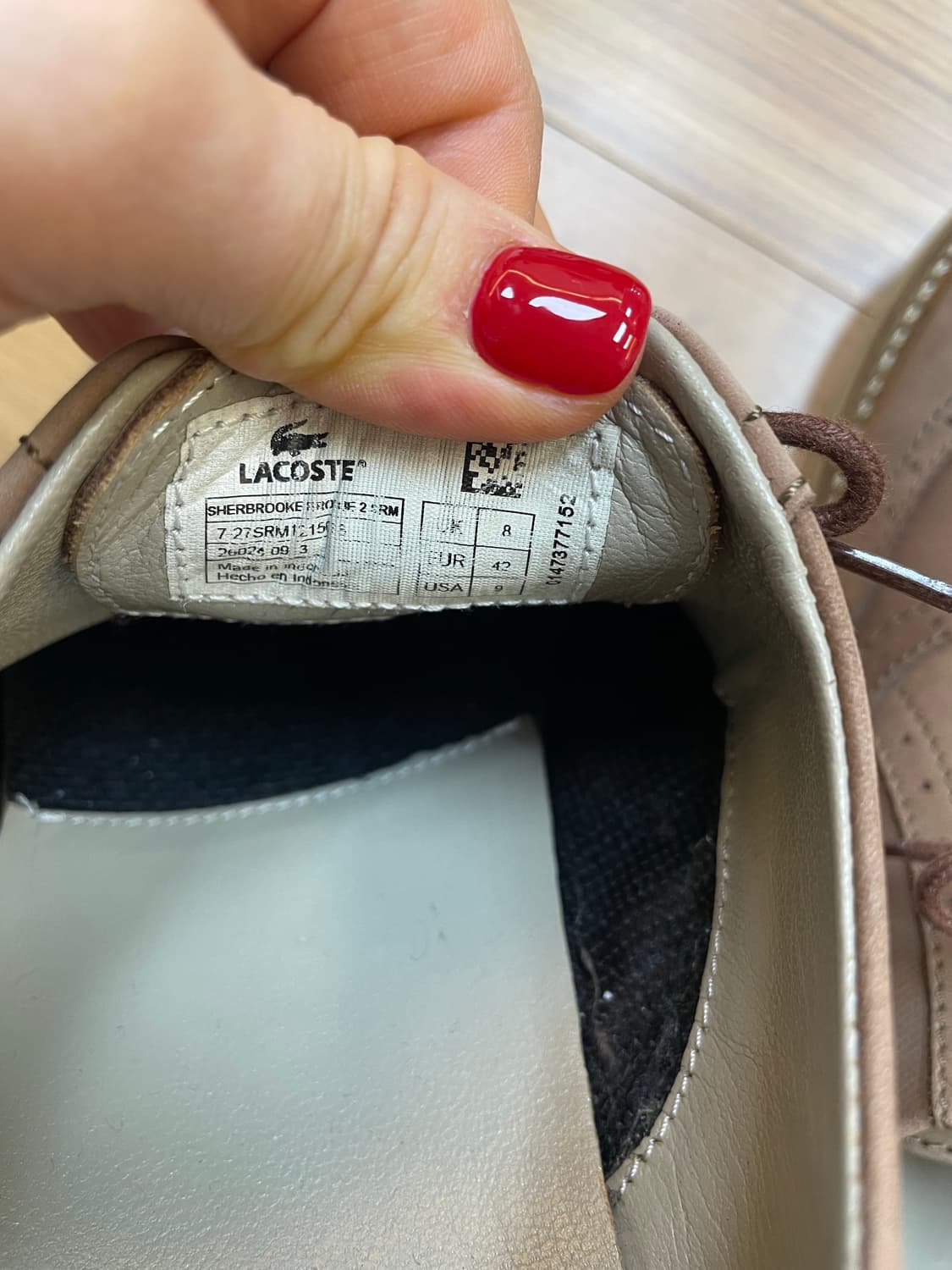 라코스테 브라운 브로그 슈즈 280 상품이미지7