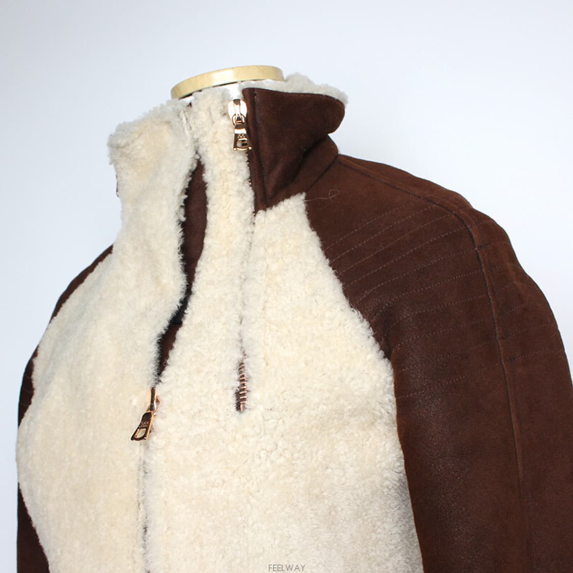 제이브랜드 브라운 무스탕 자켓 44 상품이미지4