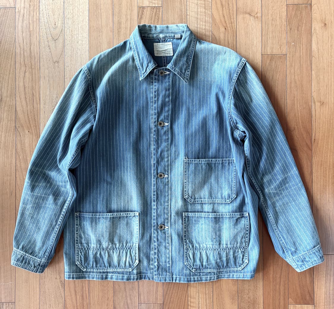 FULLCOUNT 2033HW-1 Indigo Wabashi Stripe 상품이미지1