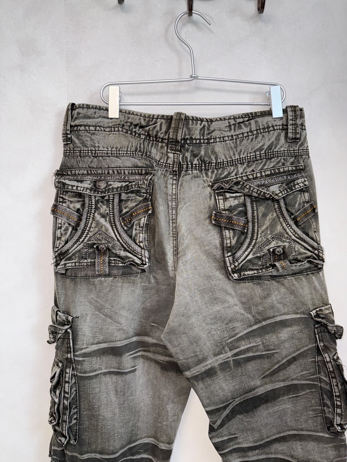 Washing gray grunge multi pocket 카고팬츠 상품이미지6