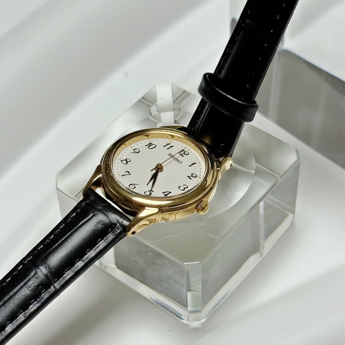 80's90's 빈티지 세이코 클래식 골드 아라비아 인덱스 워치 상품이미지5