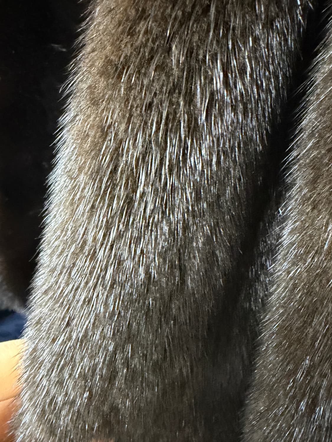 크리스찬 오자르 블랙그라마 밍크모피 코트 상품이미지6