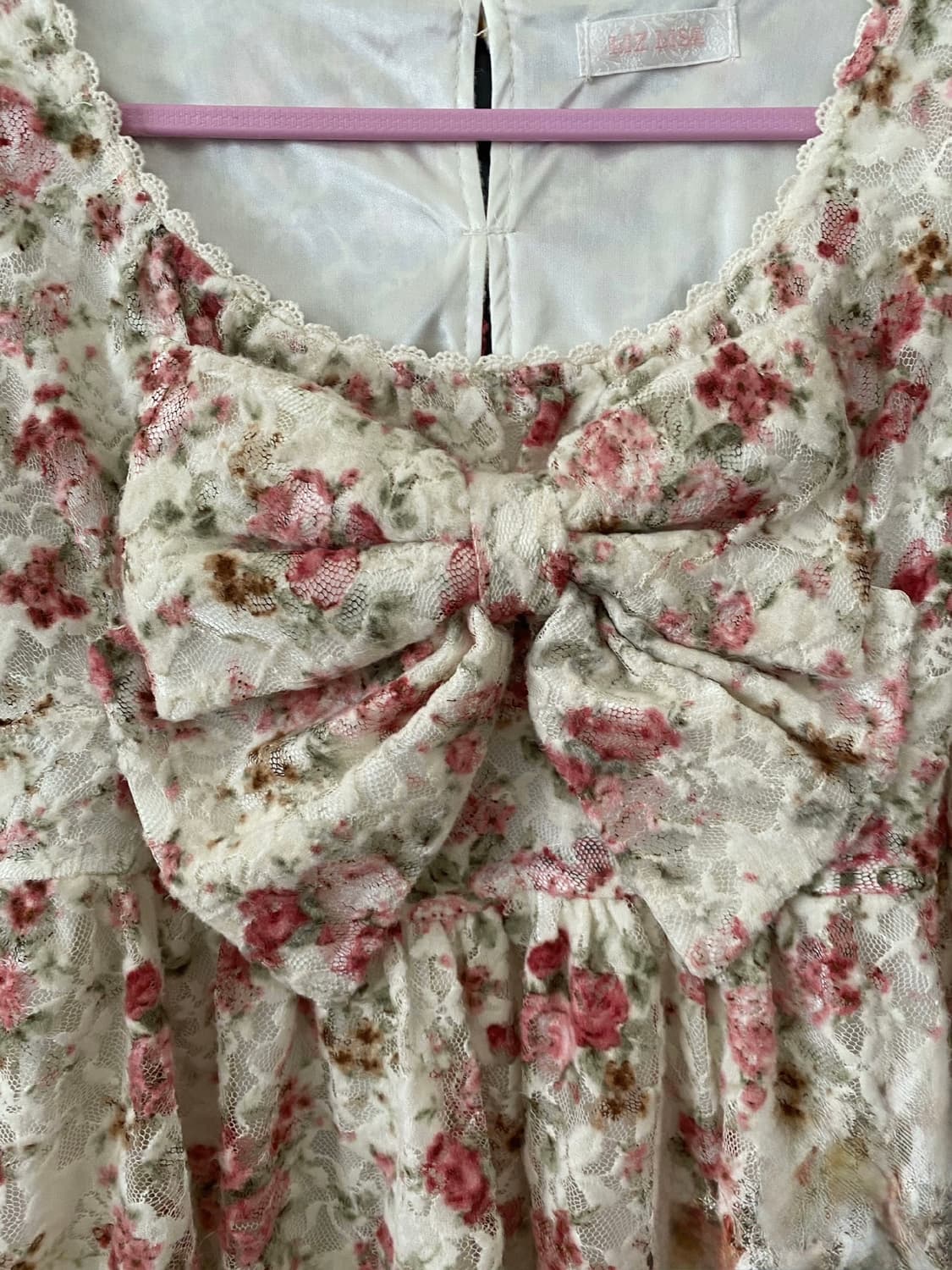 리즈리사 핀터깔 플로럴 히메카지 원피스  상품이미지3