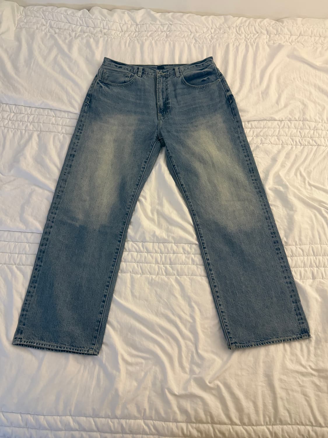 예스아이씨 Standard Denim Pants Light Indigo 상품이미지2