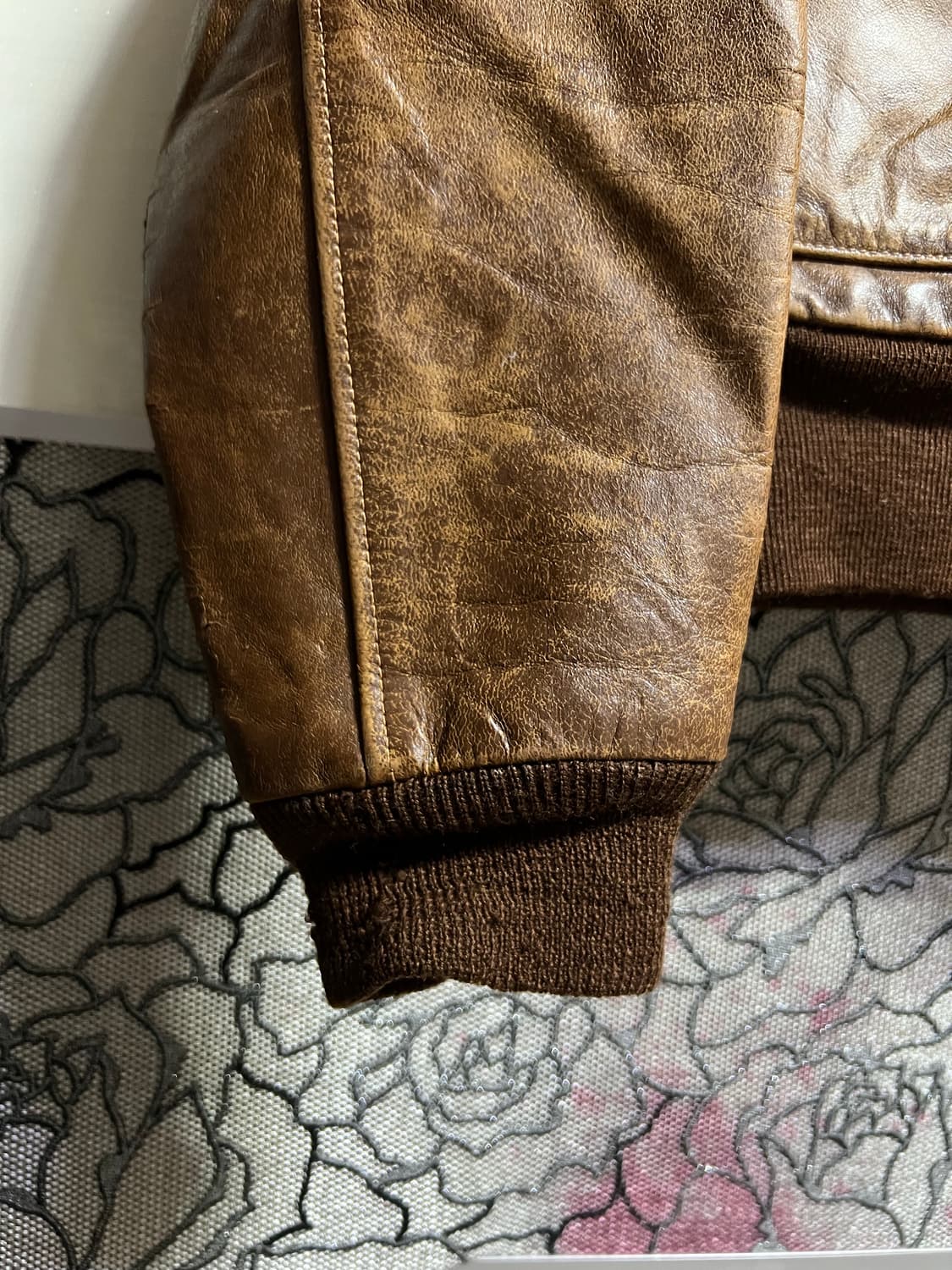 90s 구 리얼맥코이 A-2 플라이트 자켓 40 상품이미지5