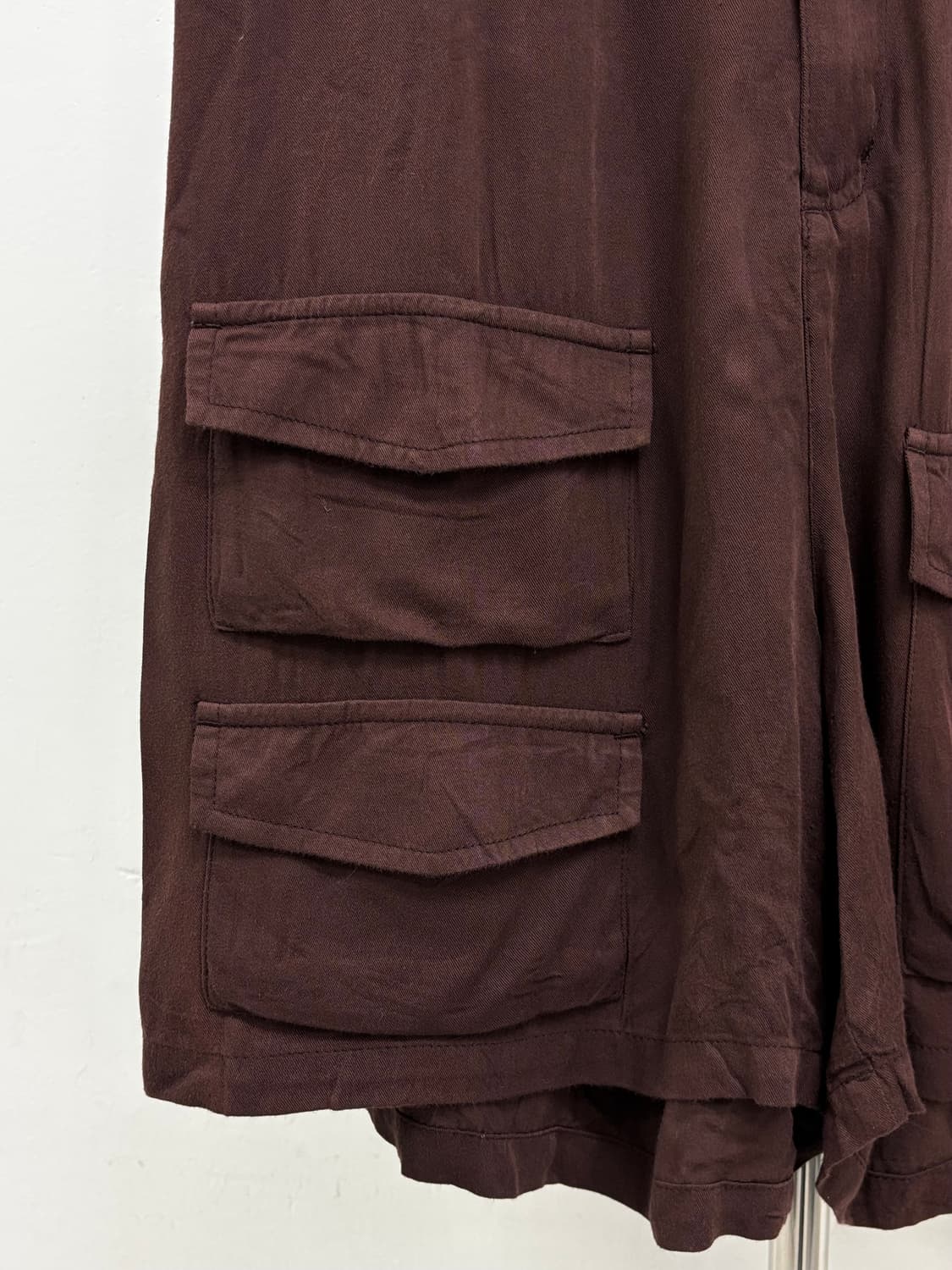 빈티지 브라운 하프팬츠 반바지 상품이미지5