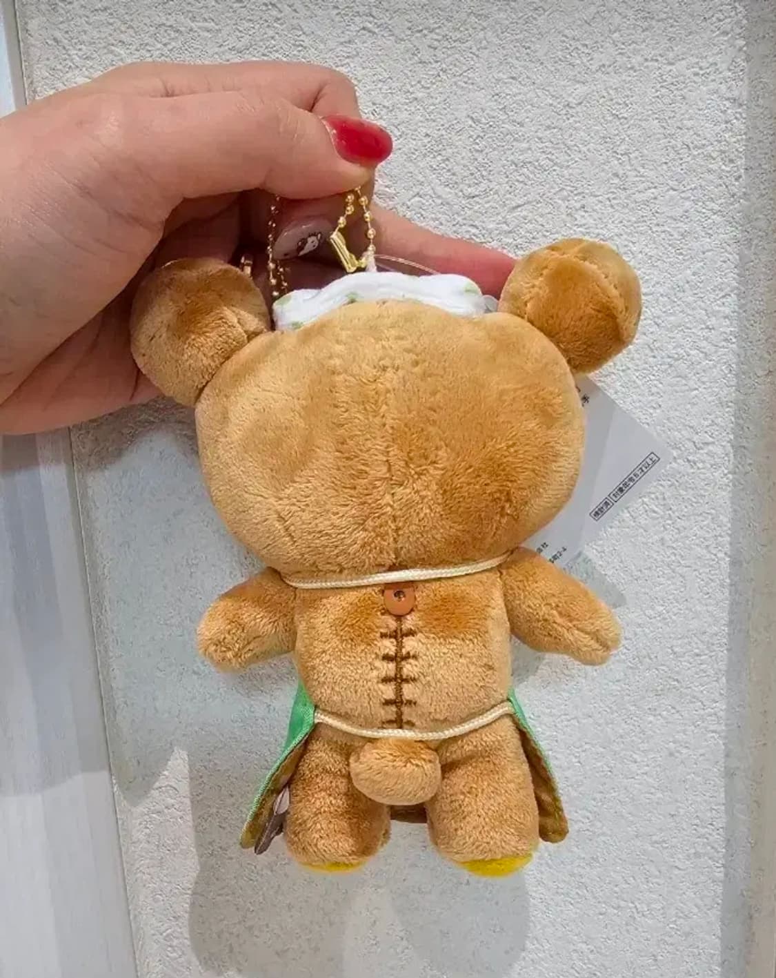 일본정품 리락쿠마 온천 지역 마스코트 점장 키링 상품이미지2