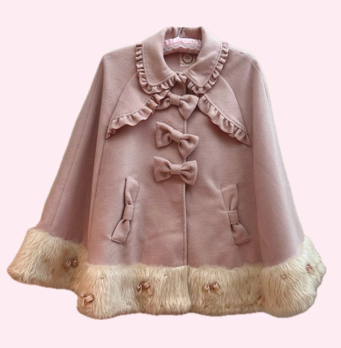 앙크루즈 판초 코트 케이프 리즈리사 빈티지 달천 갸루 상품이미지1