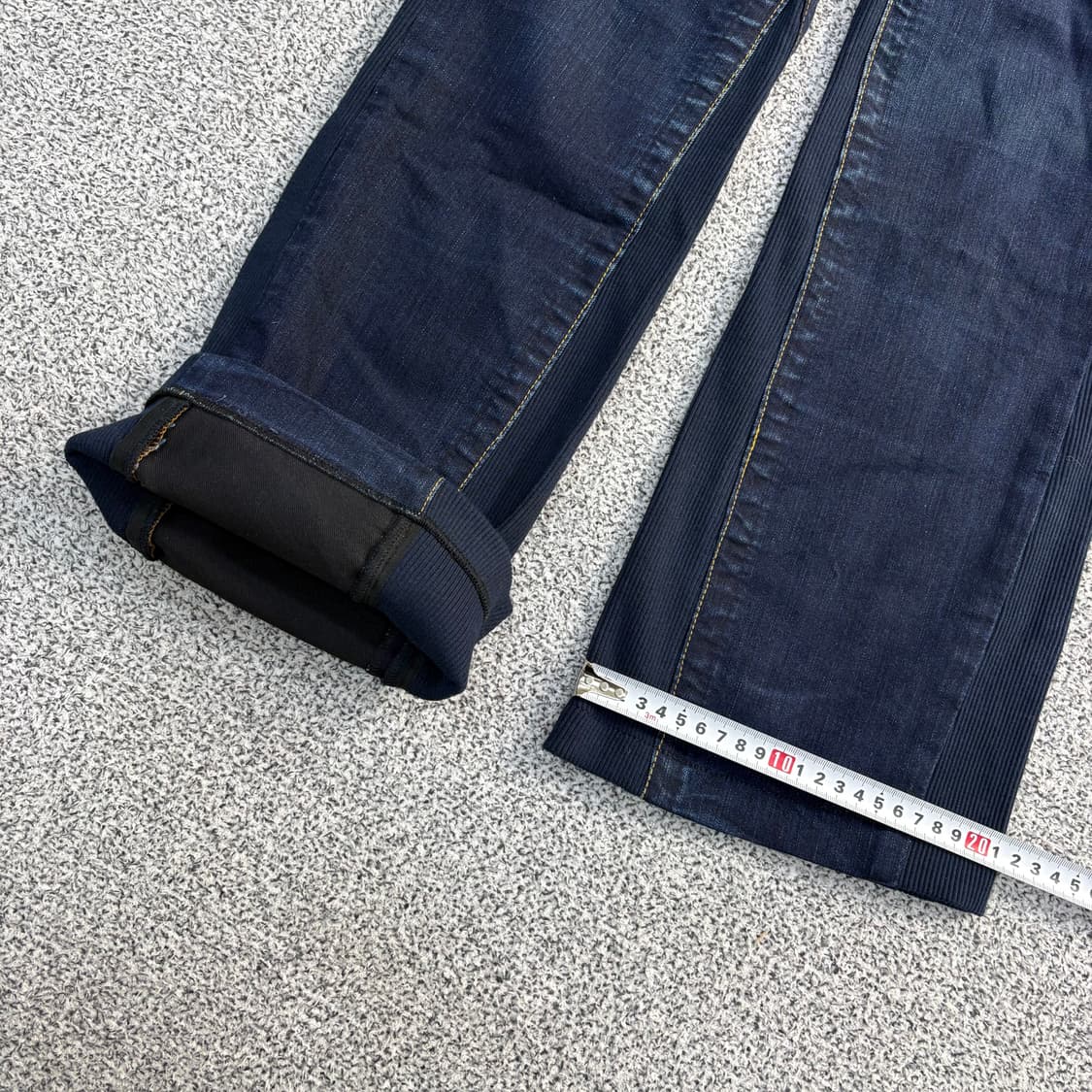 26 트루릴리젼 부추컷 진청 데님 0312J 상품이미지9