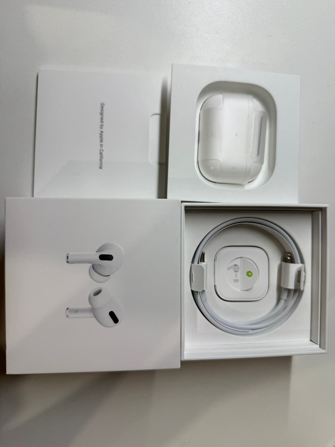 왼쪽고장)에어팟 프로 1세대 풀박스 부품용 무선이어폰 애플 아이폰 상품이미지1