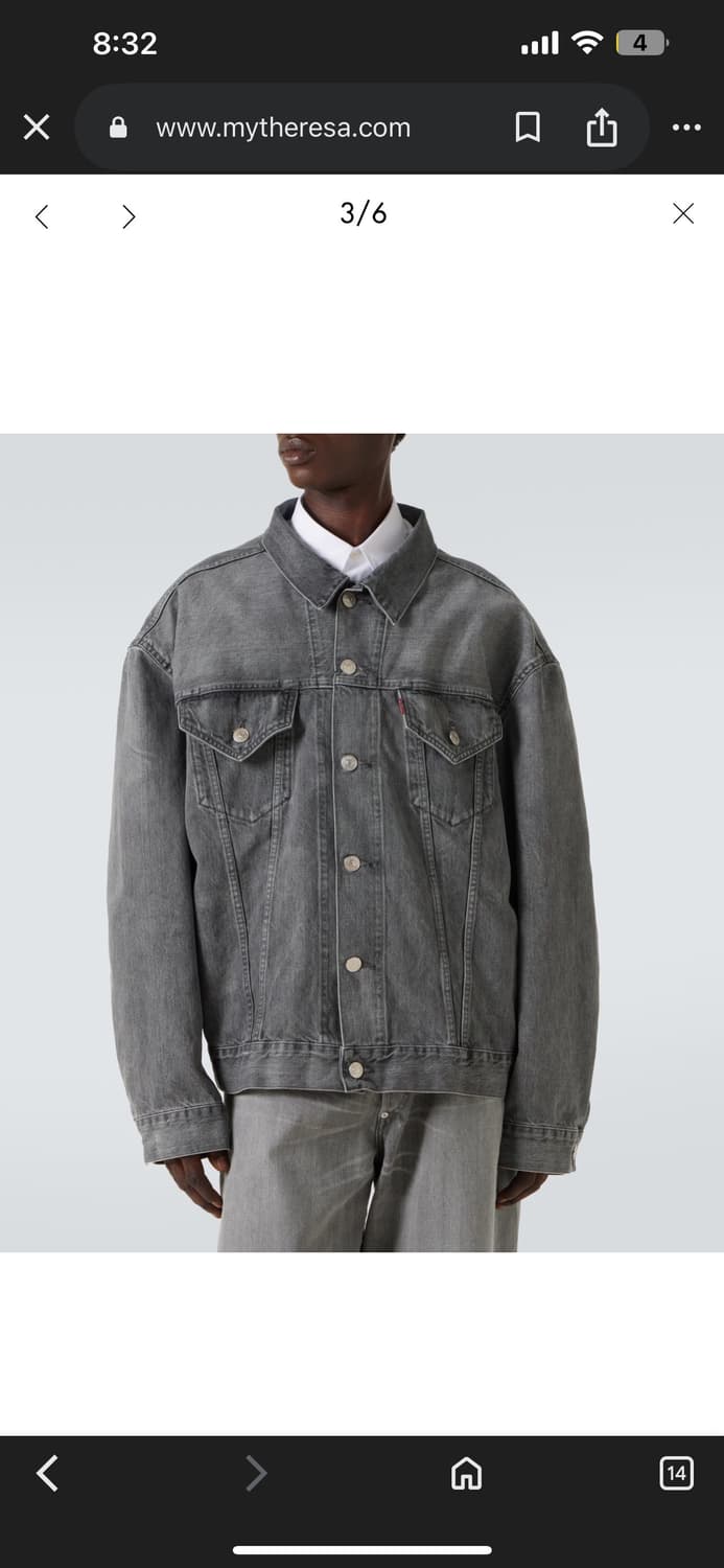 준야 와타나베 X 리바이스 25SS 데님 자켓  상품이미지2