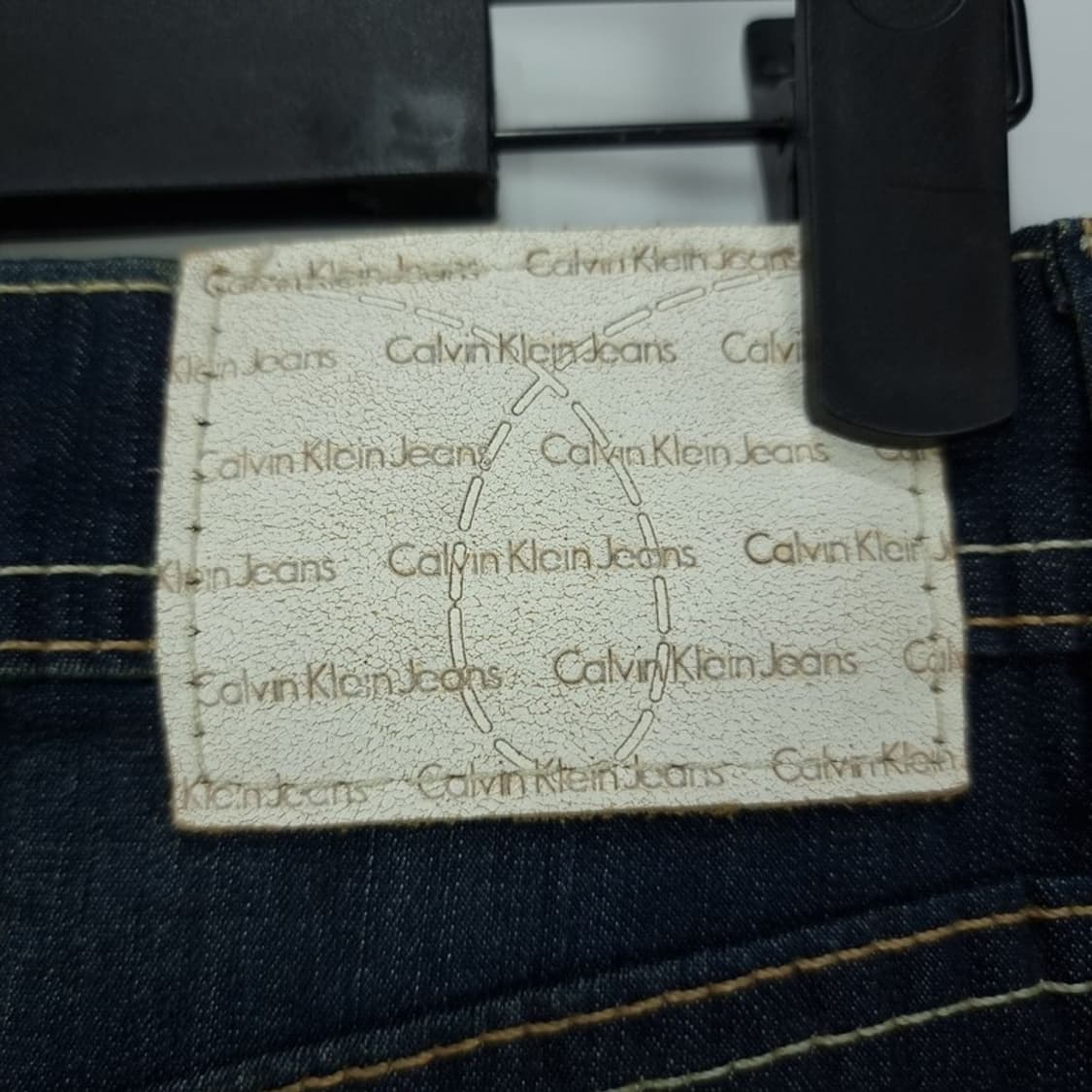 [캘빈클라인](새상품) 로우라이즈 데님 미들 스커트 M19831 상품이미지7