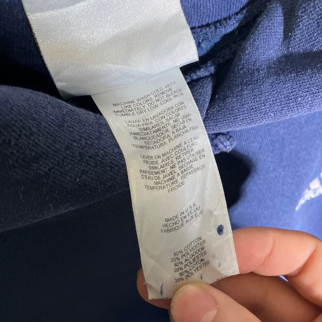 XL-2XL)아디다스 90s 미국제조 삼선 오버핏 후드티 상품이미지4