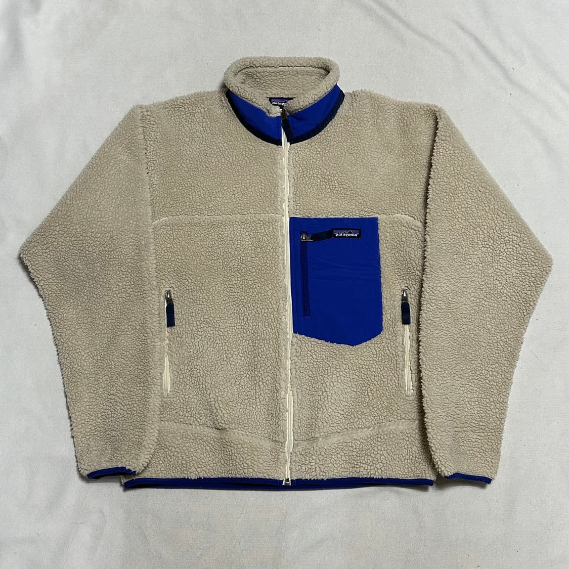 M 파타고니아 레트로-X 내츄럴 블루 플리스 상품이미지2
