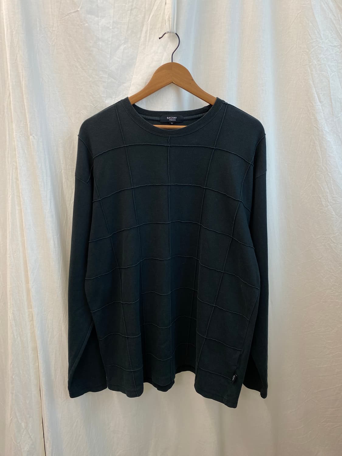 SACSNY Y'SACCS 블랙 긴팔티셔츠(MEN XL) 상품이미지1