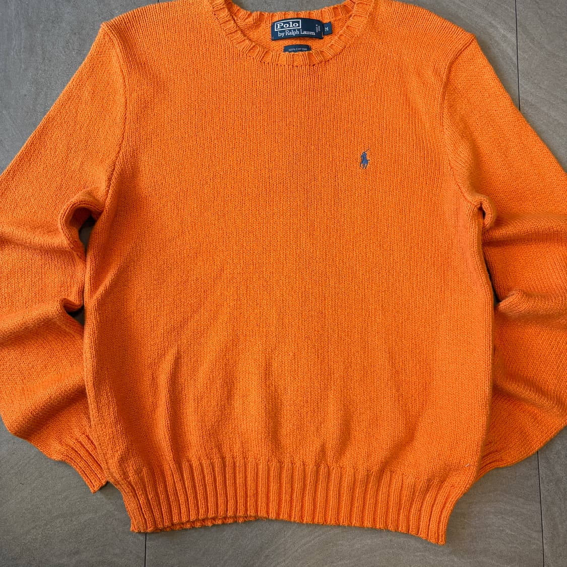 폴로 정품 살구색 코튼 니트  상품이미지4
