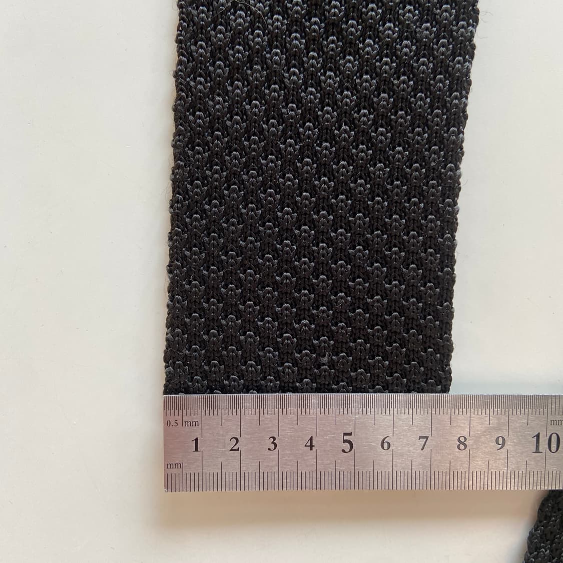 니트 블랙 넥타이 7.3cm 상품이미지6