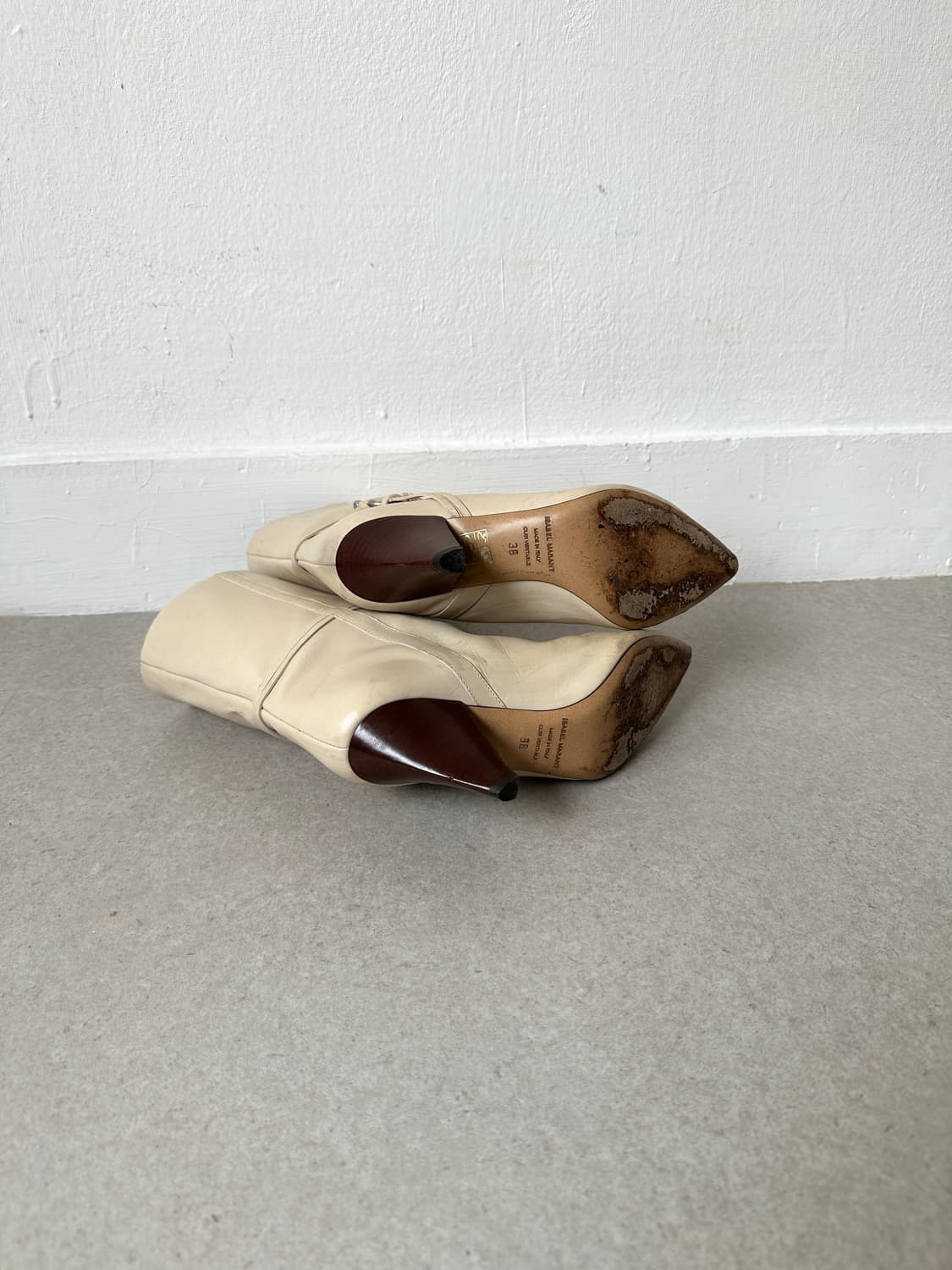 이자벨마랑 하네스 램스킨 레더 부츠 상품이미지8