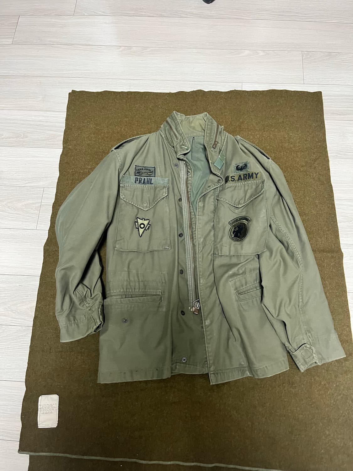 M65 자켓 스몰 숏 택 없음 상품이미지1