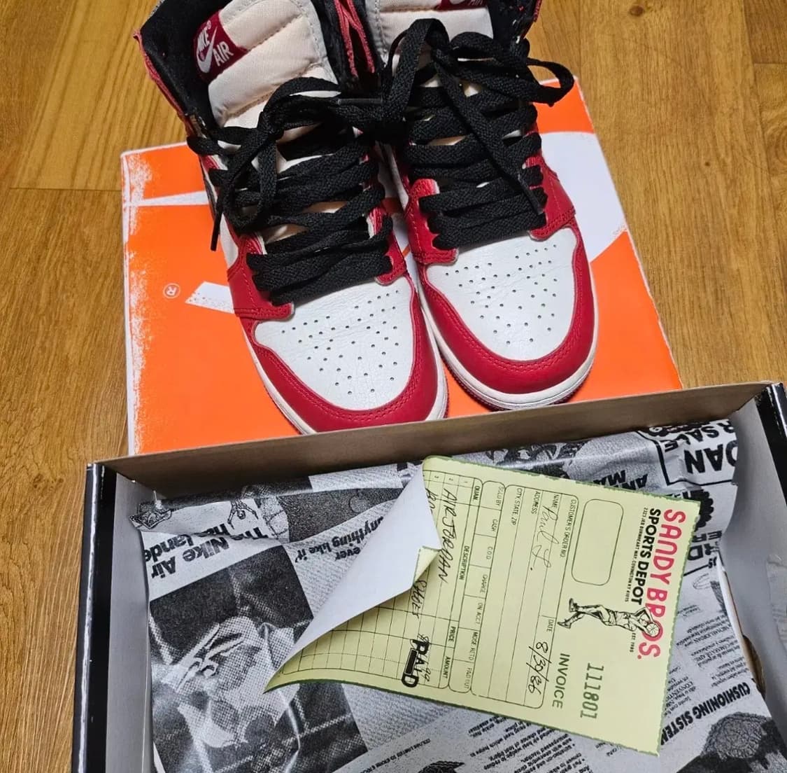 나이키 시카고조던 하이 레트로 235 상품이미지3