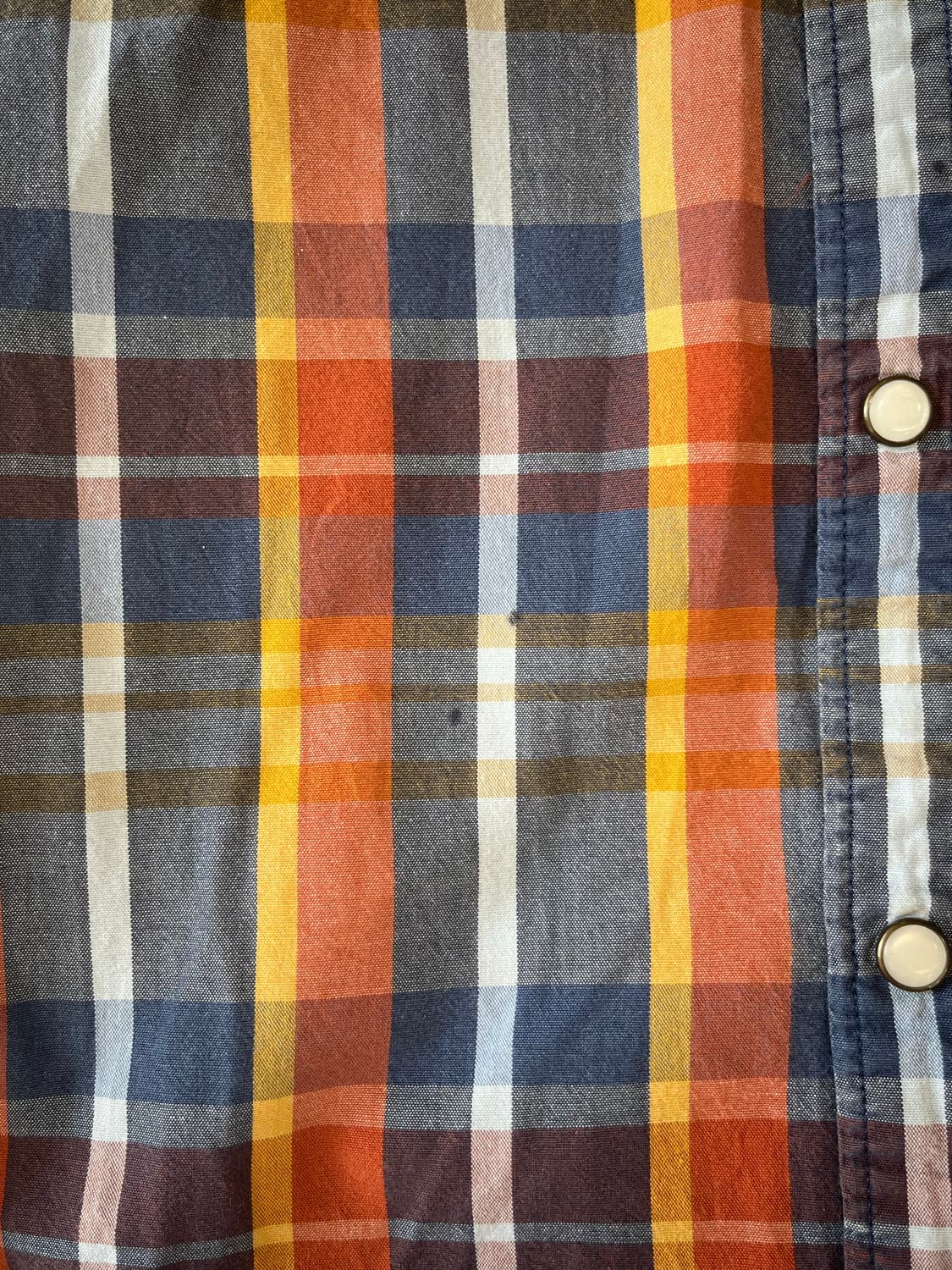 빈티지 Levi’s 웨스턴 체크 패턴 셔츠 XL 상품이미지3