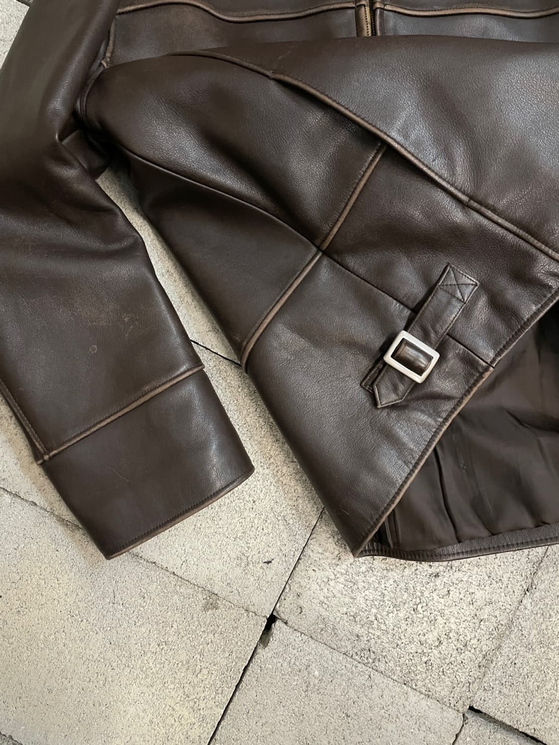 리바이스 브라운 소가죽 자켓 상품이미지5